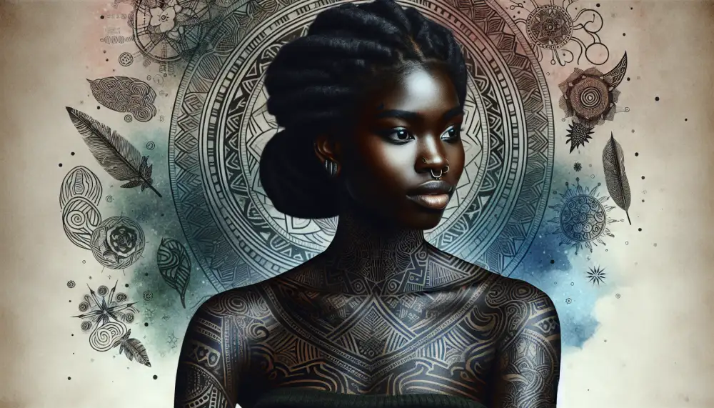 black women tattoos