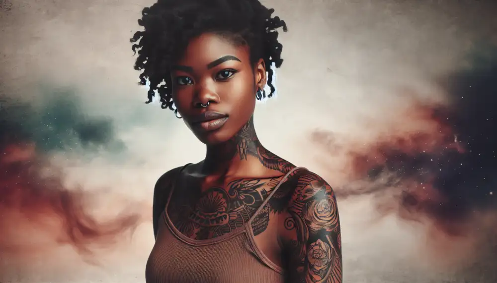 black women tattoos